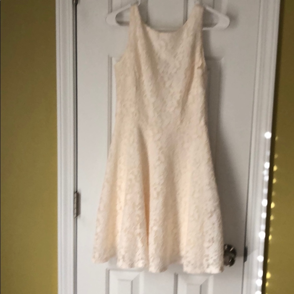 Cream Junior Girl dress